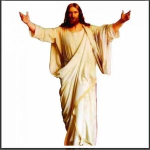 JESUS LIFE SIZE CARDBOARD CUTOUT FREE SHIPPING!